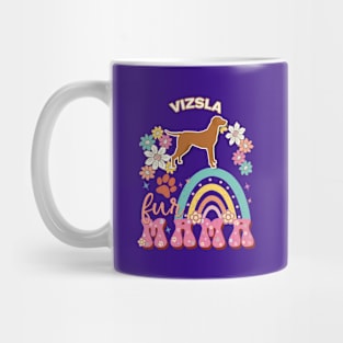 Vizsla Fur Mama, Vizsla For Dog Mom, Dog Mother, Dog Mama And Dog Owners Mug